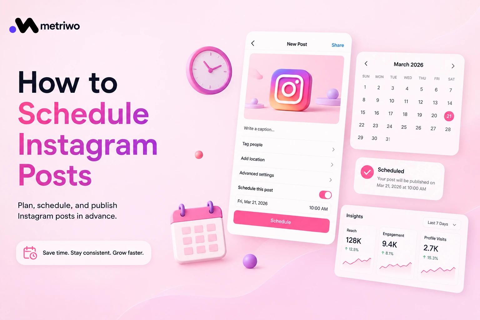 How to schedule Instagram posts in advance using Instagram scheduling tools